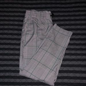 Women’s Green/Grey Plaid Dress Joggers